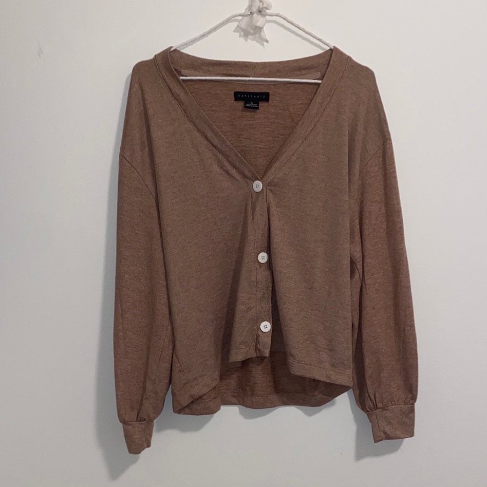 Sanctuary Tan Knit Sweater